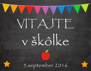 vitajte v skolke